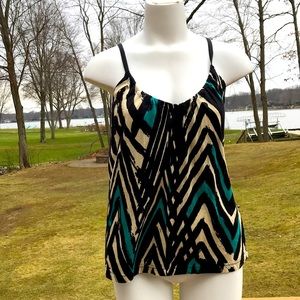 NWOT Ecote vibrant spaghetti strap top M